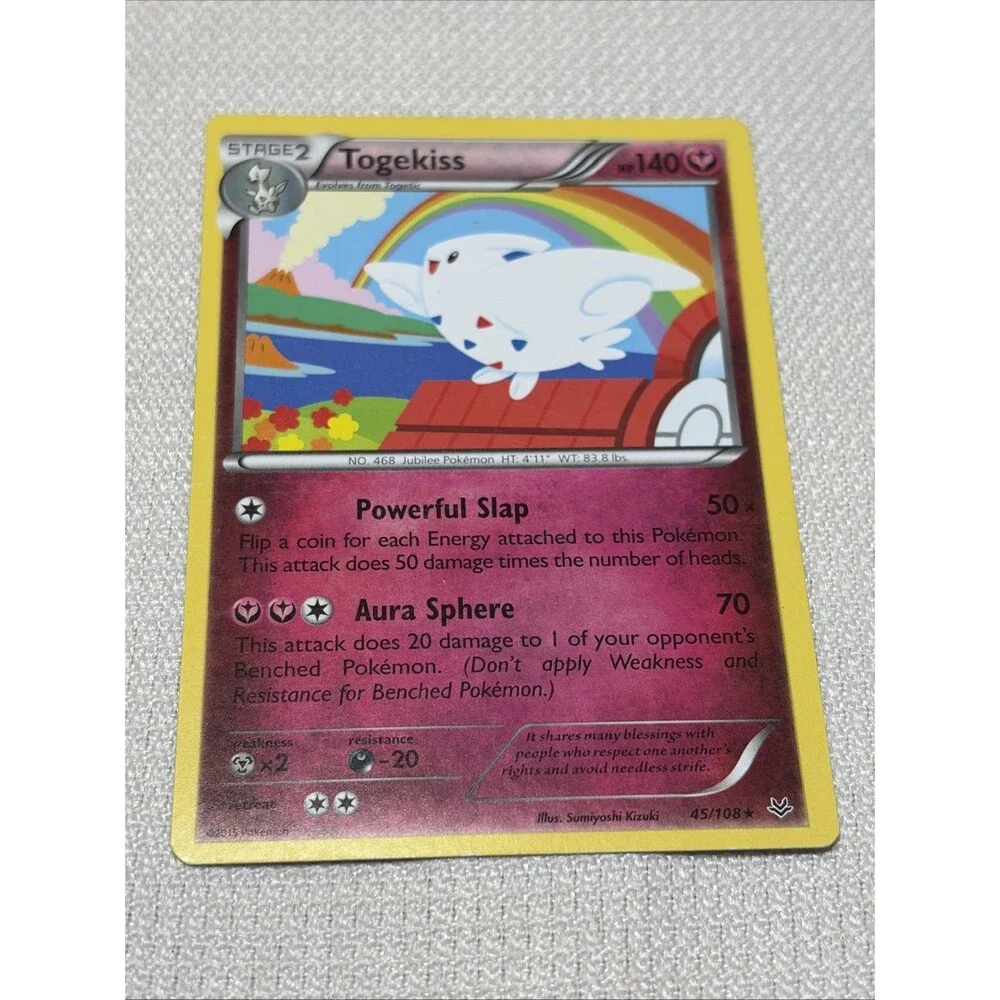 Pokémon TCG Togekiss Card 45/108 Roaring Skies NM in Sleeve